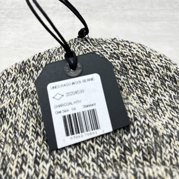 Filson Lined Ragg Wool Climate Pledge Beanie - One Size - Heather Charcoal - Picture 5 of 5